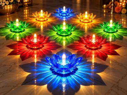 Lotus Reflection Diya (Pack of 36)