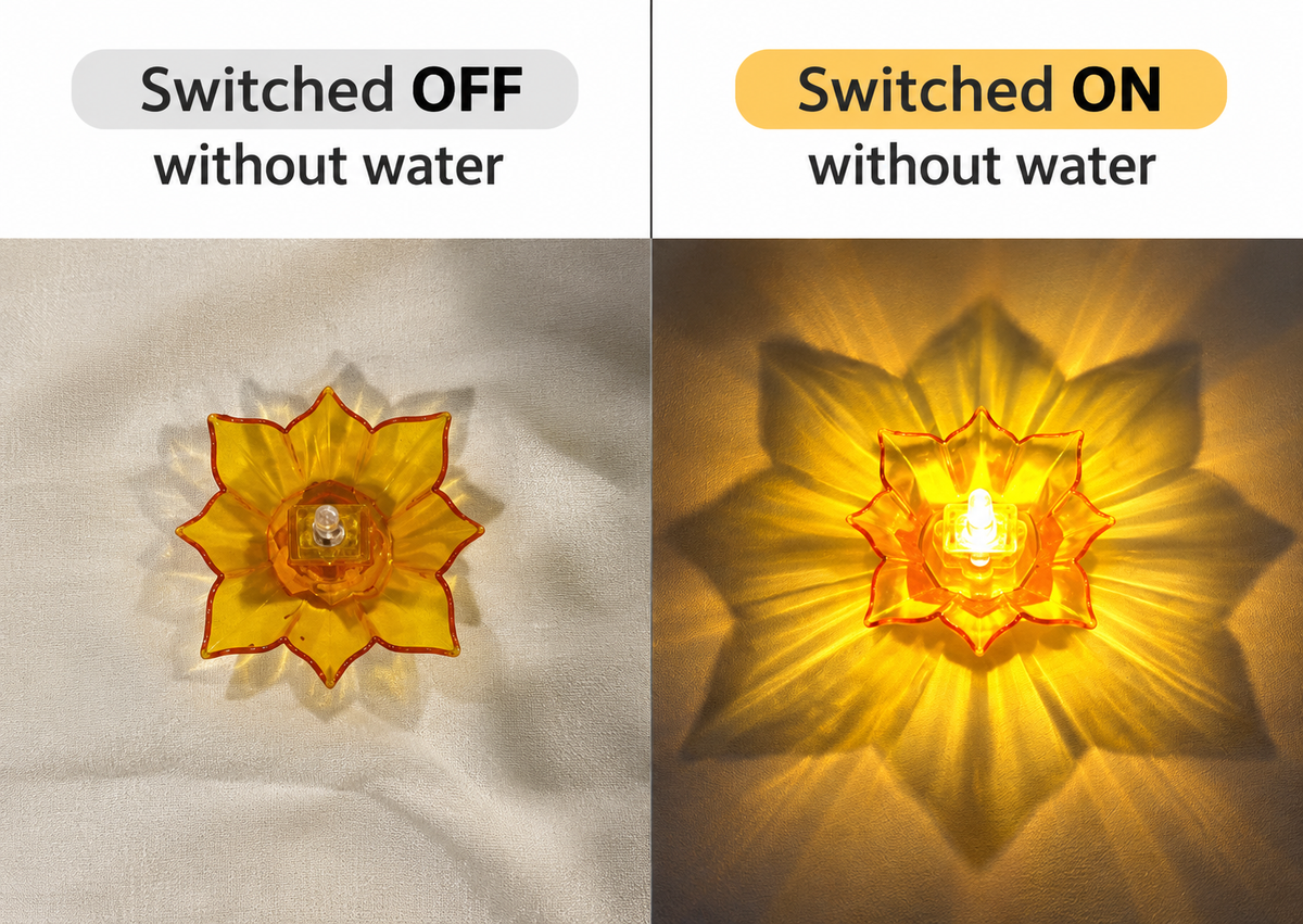 Lotus Reflection Diya (Pack of 36)