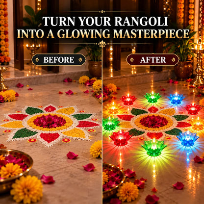 Lotus Reflection Diya (Pack of 36)